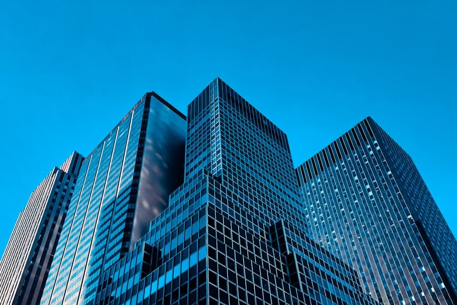 Modern Malaysia corporate cityscape and architecture